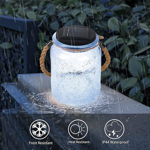 Greenidea 2 Pack Hanging Solar Lantern Lights