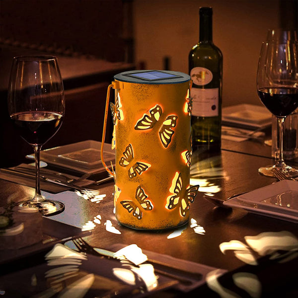 Table Lanterns with Butterfly Pattern – Greenidea