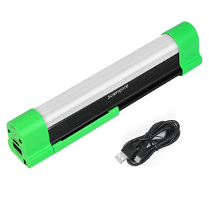 Sciengate LED Tube Magnetic Light Bar Work Lights 5 Lighting Options Camping Lantern USB Rechargeable Portable Tent Light Hanging Magnetic Power Bank for Hiking, Home Lighting, Outdoor Night Fishing