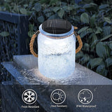 Greenidea 2 Pack Hanging Solar Lantern Lights