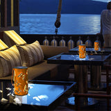 Table Lanterns with Butterfly Pattern