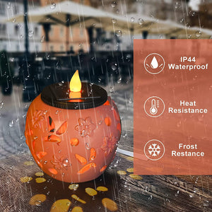 Greenidea Solar Table Lantern Outdoor Waterproof