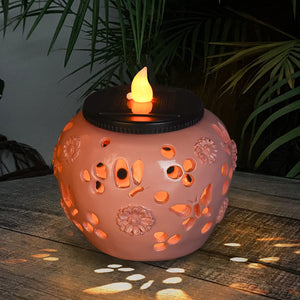 Greenidea Solar Table Lantern Outdoor Waterproof