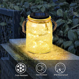 Greenidea 2 Pack Hanging Solar Lantern Lights