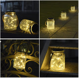 Greenidea 2 Pack Hanging Solar Lantern Lights