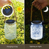 Greenidea 2 Pack Hanging Solar Lantern Lights