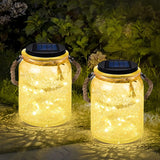 Greenidea 2 Pack Hanging Solar Lantern Lights