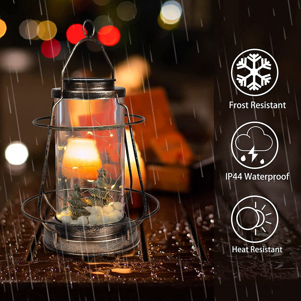 Led Retro Lanterns, Garden Ambiance Decorative Lights Classic