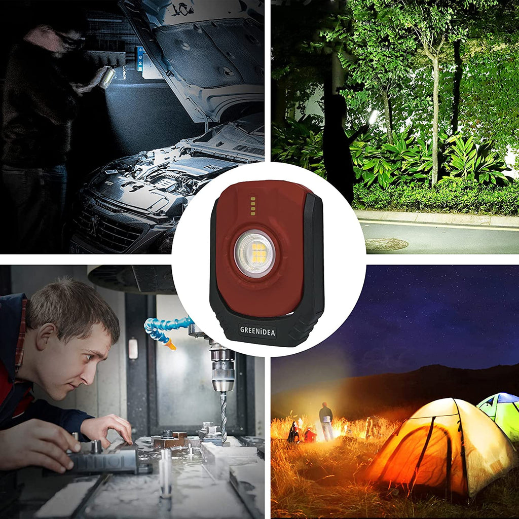 Rechargeable LED Emergency Mini Hanging Camping Light Work Light